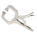 5pcs 6 Inch Lock Pliers Locking C Clamps With Swivel Pads Fit For Home Shop Farm And Automotive