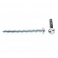 Prime-line Sheet Metal Screw One Way 10 X 2 In Zinc Plated Steel Pack Of 75