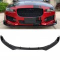 Front Bumper Protector For 2017-2018 Jaguar Xe Pp Spoiler Lip Glossy Black Air Dam 
