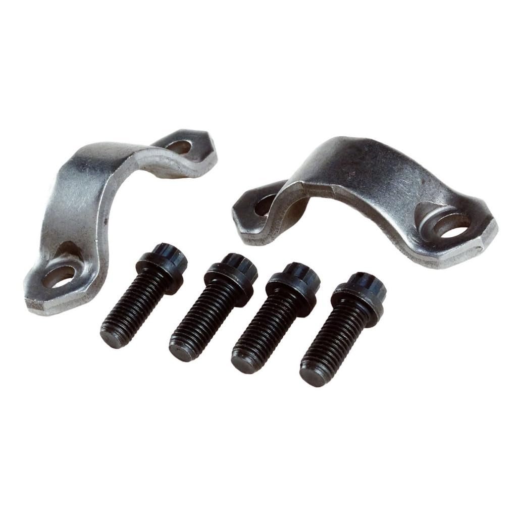 Universal Joint Strap Kit With 12 Point Bolts For Dodge Durango 1998 1999 Front And Rear Unpainted Steel Construction