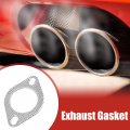 X Autohaux Stainless Steel 2 4 Inner Dia Bolts Gasket Adapter For Car Exhaust Turbo Downpipe