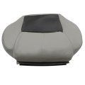 Front Driver Passenger Bottom Replacement Leather Seat Covers Perforated 2-tone Gray For Jeep Commander 2006 2007 2008 2009