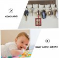 Beatifufu Abacus Keychain Lucky Keyring Pendant Bag Charm Hangings Key Chain Diy Keychain Child Wood Handbag Accessories