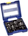 Metal Countersink Drill Bit Set 5 Piece 82 Degrees Tip High Speed Steel With Black Oxide Finish 1 4 In Round Shank 