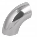 Uxcell 4pcs 304 Stainless Steel Hand Rail Elbow Fittings 32mm Tube