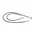 Carbpro 2pcs Left Right Rear Brake Cable 54005a 1201 1202 Metal Replacement For Mule Gasoline Diesel 2x4 4x4