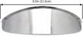 Httmt Mt325-014-cd Visor Chrome 7 Inches Headlight Visor Compatible With Kawasaki Vulcan Vn 1500 1600 Suzuki Intruder Boulevard