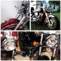 Httmt Mt325-014-cd Visor Chrome 7 Inches Headlight Visor Compatible With Kawasaki Vulcan Vn 1500 1600 Suzuki Intruder Boulevard