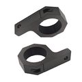 Auxtings 2pcs 1 5 2 Led Hid Work Light Mounting Brackets Horizontal Bull Bar Mount Tube Clamp Roll Cage Holder For Atv Utv 4x4 