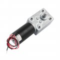 Uxcell Dc 12v 10rpm 8mmx15mm Dual D-shape Shaft Electric Power Turbo Worm Geared Motor