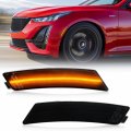 Nslumo Led Side Marker Lights Compatible W Cadillac Ct5 2020 2021 2022 2023 Amber Front Bumper Reflector Repeater Lamp Kit Lh
