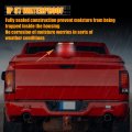 X Autohaux Tail High Mount Brake Stop Light 55077263ab Third Rear Cab Roof Center Cargo Lamp For Dodge Abs Black