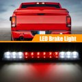 X Autohaux Tail High Mount Brake Stop Light 55077263ab Third Rear Cab Roof Center Cargo Lamp For Dodge Abs Black
