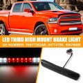 X Autohaux Tail High Mount Brake Stop Light 55077263ab Third Rear Cab Roof Center Cargo Lamp For Dodge Abs Black