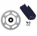 Fits Honda Crf450 X Cr500 R Blue O Ring Chain Sprocket 13 49 114l