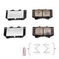 Z36-812 Front Carbon Fiber Ceramic Brake Pads With Installation Hardware For Toyota Tundra 2000 2003 And Sequoia 2001 To 