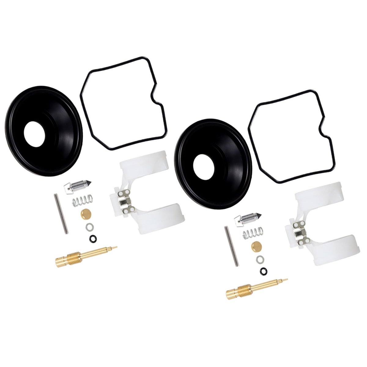 Carburetor Repair Kit Replacement For Kawasaki Ex250 250r 2001 To 2013 Set Of 2 Easy Installation Machined Finish
