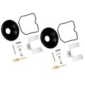 Carburetor Repair Kit Replacement For Kawasaki Ex250 250r 2001 To 2013 Set Of 2 Easy Installation Machined Finish 