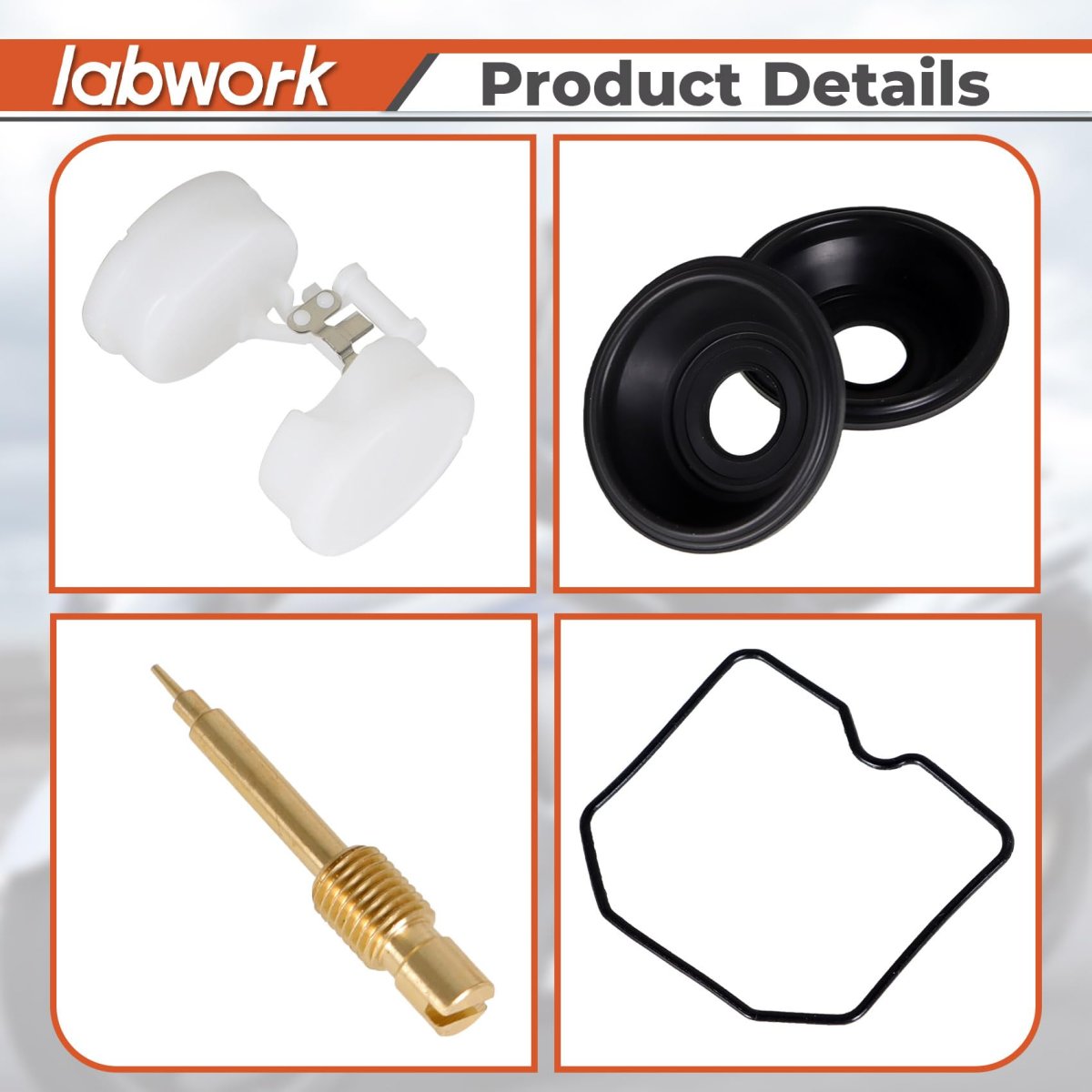 Carburetor Repair Kit Replacement For Kawasaki Ex250 250r 2001 To 2013 Set Of 2 Easy Installation Machined Finish