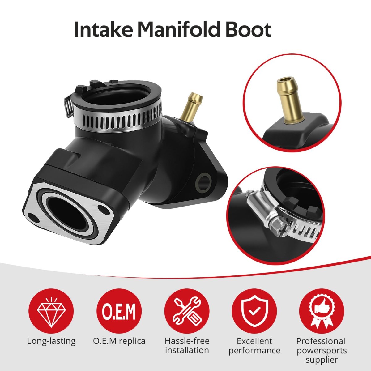 Carburetor Carb Assy And Intake Manifold Boot For Yamaha Xv250 Route 66 1988 1990 Virago 1995 2007 V Star 250 2008 2024 3bg
