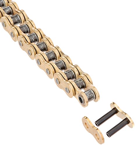 DID 530ZVMXG-118 Gold X-Ring Chain with Connecting Link 