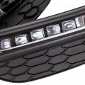 Hecasa Led Fog Lights Driving Lamps Kit Compatible With 2016-2017 Honda Accord Sedan 4dr W Bezel Switch Wires Replacement For