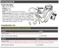 Front Timing Chain Kit With Gears Guides And Tensioner Compatible 2001-2004 Chrysler Sebring 2 7l V6 Dohc