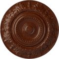 Ekena Millwork Cm20bxbmc Biddix Ceiling Medallion 20 7 8 Od X 1 4 P Fits Canopies Up To 2 Hand-painted Burnished Mahogany 
