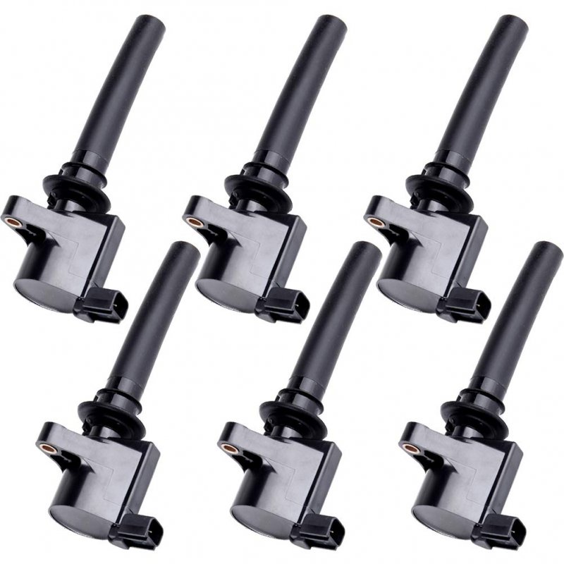 Ignition Coil Pack Set Of 6 For Mercury Sable 3 0l 2000 To 2004 Montego 2005 2007 Dg500 C1458 5c1449
