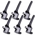 Ignition Coil Pack Set Of 6 For Mercury Sable 3 0l 2000 To 2004 Montego 2005 2007 Dg500 C1458 5c1449 