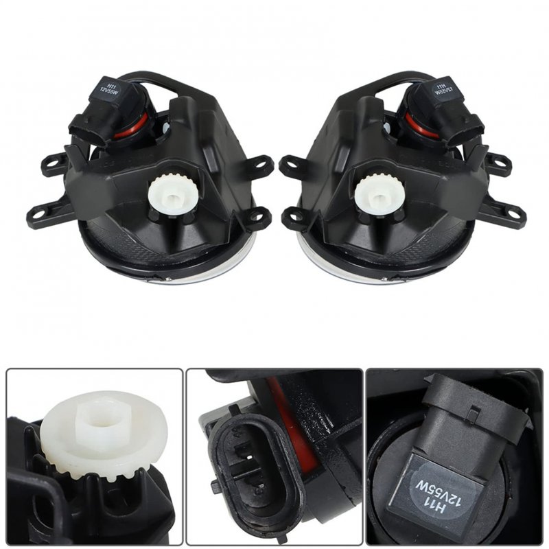 Fog Lights Assembly With Daytime Running Lamps For Corolla S Se 2014 2016 Clear Lens Halogen H11 Set Wiring Harness And Switch
