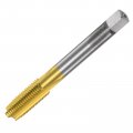 Uxcell Metric Thread Tap M10 X 1 25 H2 Titanium Coated M35 High Speed Steel Straight Flute Screw Milling Machine Taps Threading