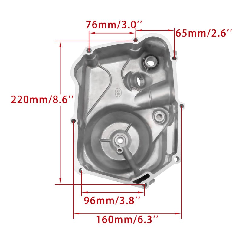 Right Side Engine Motor Case Casing Cover Replacement For 50cc 70cc 90cc 110cc 125cc Dirt Pit Bike Atv 4 Wheeler Quad Go Kart