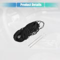 Uxcell Hand Sewn Steering Wheel Cover Stitch With Needle Thread Universal Fit 14 6-15 2 Inch 37-38 5cm Dia For Car Truck Suv