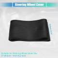 Uxcell Hand Sewn Steering Wheel Cover Stitch With Needle Thread Universal Fit 14 6-15 2 Inch 37-38 5cm Dia For Car Truck Suv