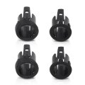 Rear Parking Assist Sensor Bezel Set For Ford F250 F350 Super Duty Truck 2008-2015 4f2z15k859a Black 