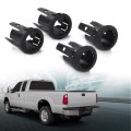 Rear Parking Assist Sensor Bezel Set For Ford F250 F350 Super Duty Truck 2008-2015 4f2z15k859a Black