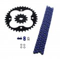Blue O Ring Chain Sprocket Black For 1986-1987 Honda Trx250r 250r 13 36 96l