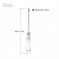 Uxcell Mini Slotted Screwdriver 3 0mm Flat Head With Clear Handle For Small Appliances 2 Pcs