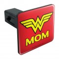 Wonder Woman Mom Logo Tow Trailer Hitch Cover Plug Insert
