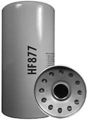 Hf877 High Efficiency Glass Media Hydraulic Spin On Filter Heavy Duty All Metal Housing With Synthetic 
