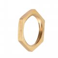 Uxcell G1 2 Lock Nut Hex Brass Female Locknut For Plumbing 4pcs