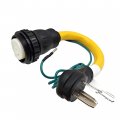 Parkworld 79049 Adapter Cord Nema 10-50p Male To Shore Power Ss2-50r Female 50a 125v 250v 1 5ft