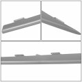 Non M Pkg Grille Trim Bm1039147 Front Fog Light Bezel Compatible With Bmw X5 2011-2013 Passenger Right Side Matte Silver