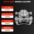 Front Left Disc Brake Caliper Assembly With Bracket 19b6794 For Hyundai Accent 2012 2017 Kia Rio Dodge Attitude 2014
