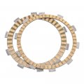 Motorcycle Accessories Engine Carbon Fibre Impregnated Clutch Friction Plate Kit 8 Pcs For Honda Cbr600 F2 F3 F4 F5 F6 F7