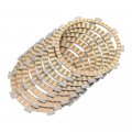 Motorcycle Accessories Engine Carbon Fibre Impregnated Clutch Friction Plate Kit 8 Pcs For Honda Cbr600 F2 F3 F4 F5 F6 F7