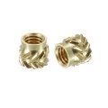 150pcs M3x4x4 5mm Knurled Insert Nut Brass Threaded Embedment Nuts 3d Printing For Parts Laptop Automotive Plastic Shell 