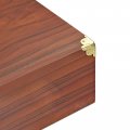 Uxcell 18x18x18mm Metal Box Corner Protectors Edge Guard Iron Gold Tone 48pcs