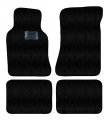 Carpet Front Rear Floor Mats Black For Mercedes-benz 450sel Base 1980 1979 1978 1977 1976 1975 1974 1973 Includes Heel Pad 
